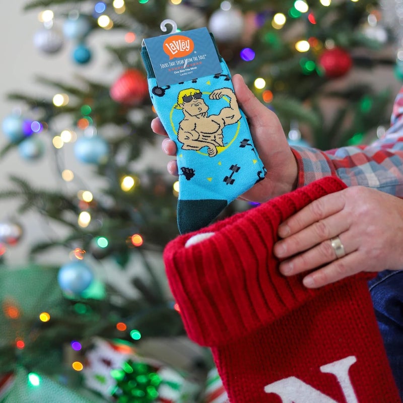 Lavley Funny Socks for Sports Fans and Players - Cool Novelty Gifts for Men, Women, & Teens - Image 4